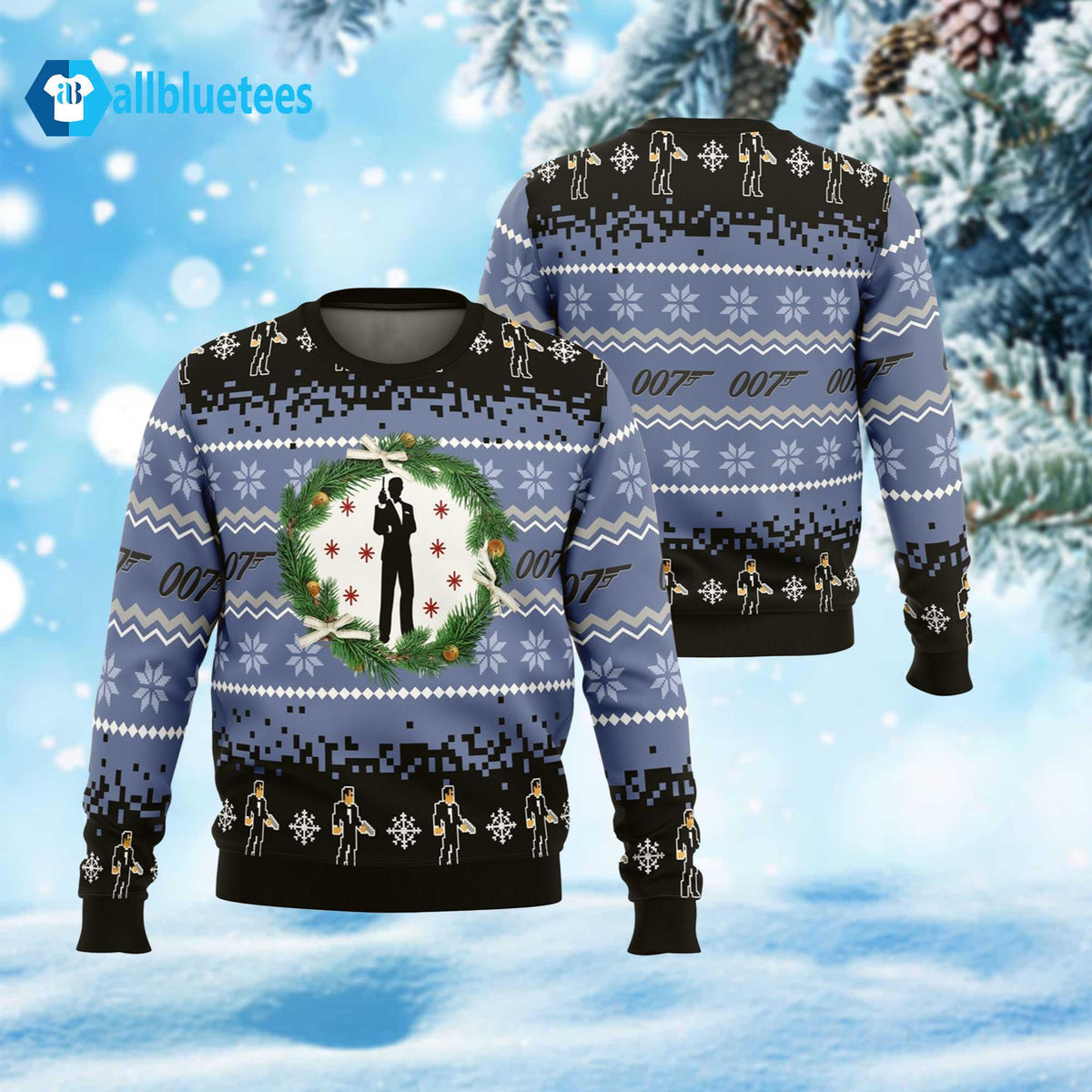 007 Ugly Christmas Sweater
