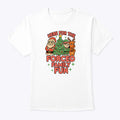 Here For The Forced Family Fun Santa Elf Reindeer Christmas T Shirt