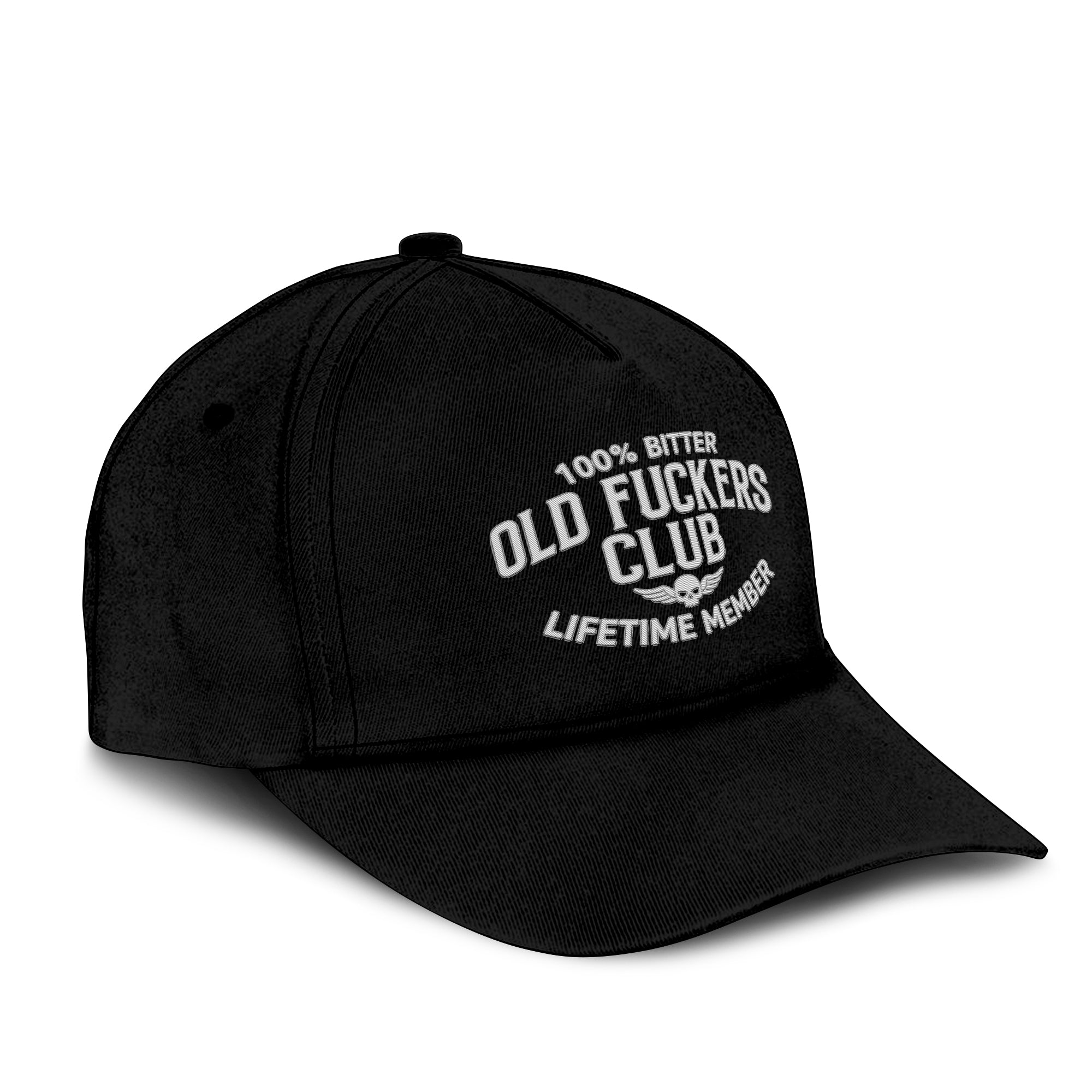 100% Bitter Old Fuckers Club Lifetime Member Hat