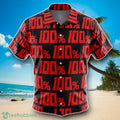 100 Mob Pyscho 100 Men’s Short Sleeve Button Up Hawaiian Shirt Impressive Gift
