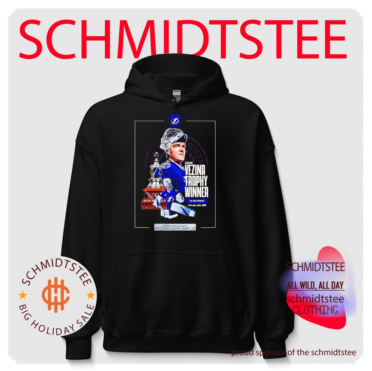 2026 Vezina Trophy Winner Tampa Bay Lightning Andrei Vasilevskiy poster shirt