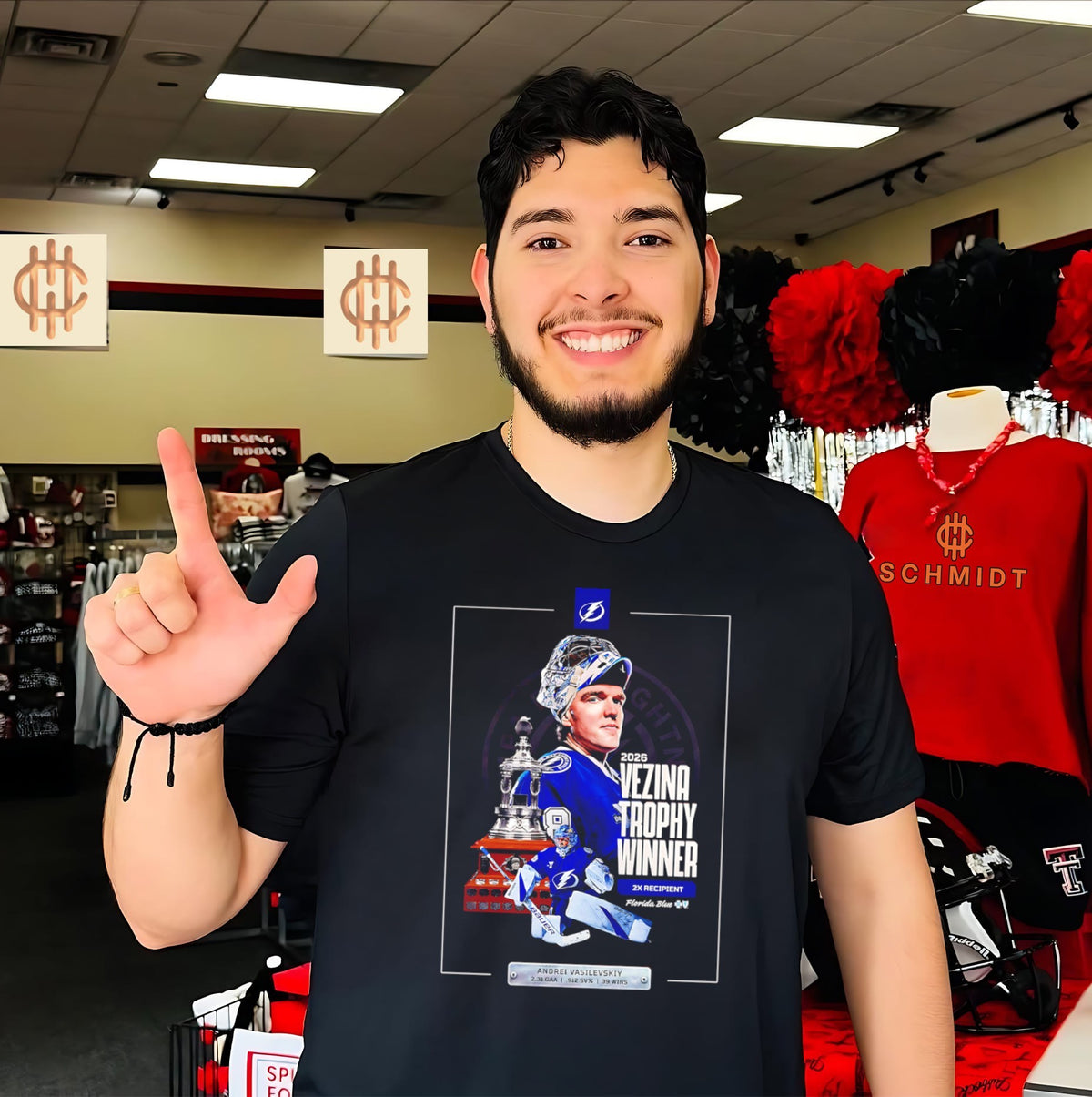2026 Vezina Trophy Winner Tampa Bay Lightning Andrei Vasilevskiy poster shirt