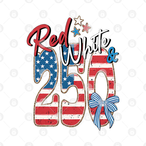 250th Anniversary Red White And Blue Shirt