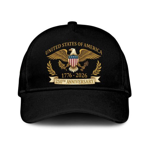 250th Anniversary United States Of America 1776-2026 Hat