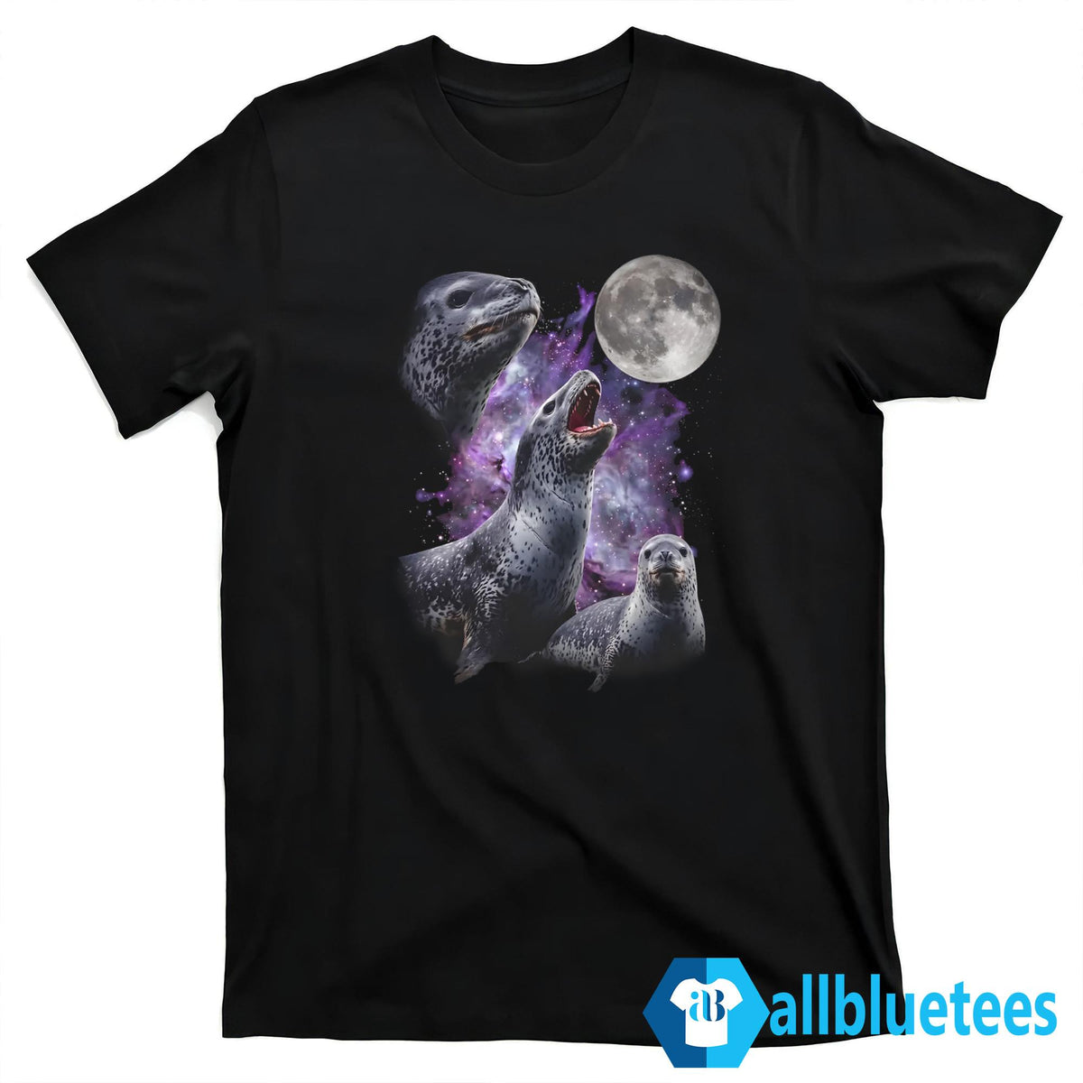3 Seals Moon Shirt