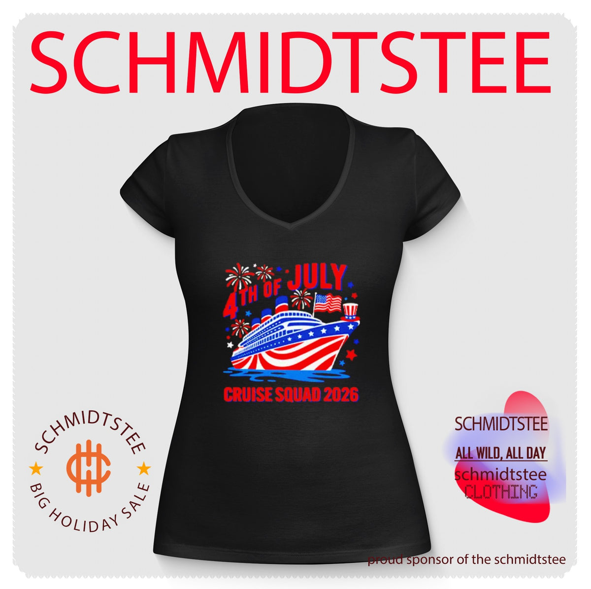 4th Of July Cruise Squad 2026 shirt