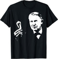 Thomas Edison Light Bulp Pop Art T-Shirt