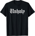 Black Unholy Goth Emo Punk Rock Gothic Grunge T-Shirt