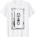 Love Retro Mixtape 80's Blank Cassette Tape Shirt Gift T-Shirt