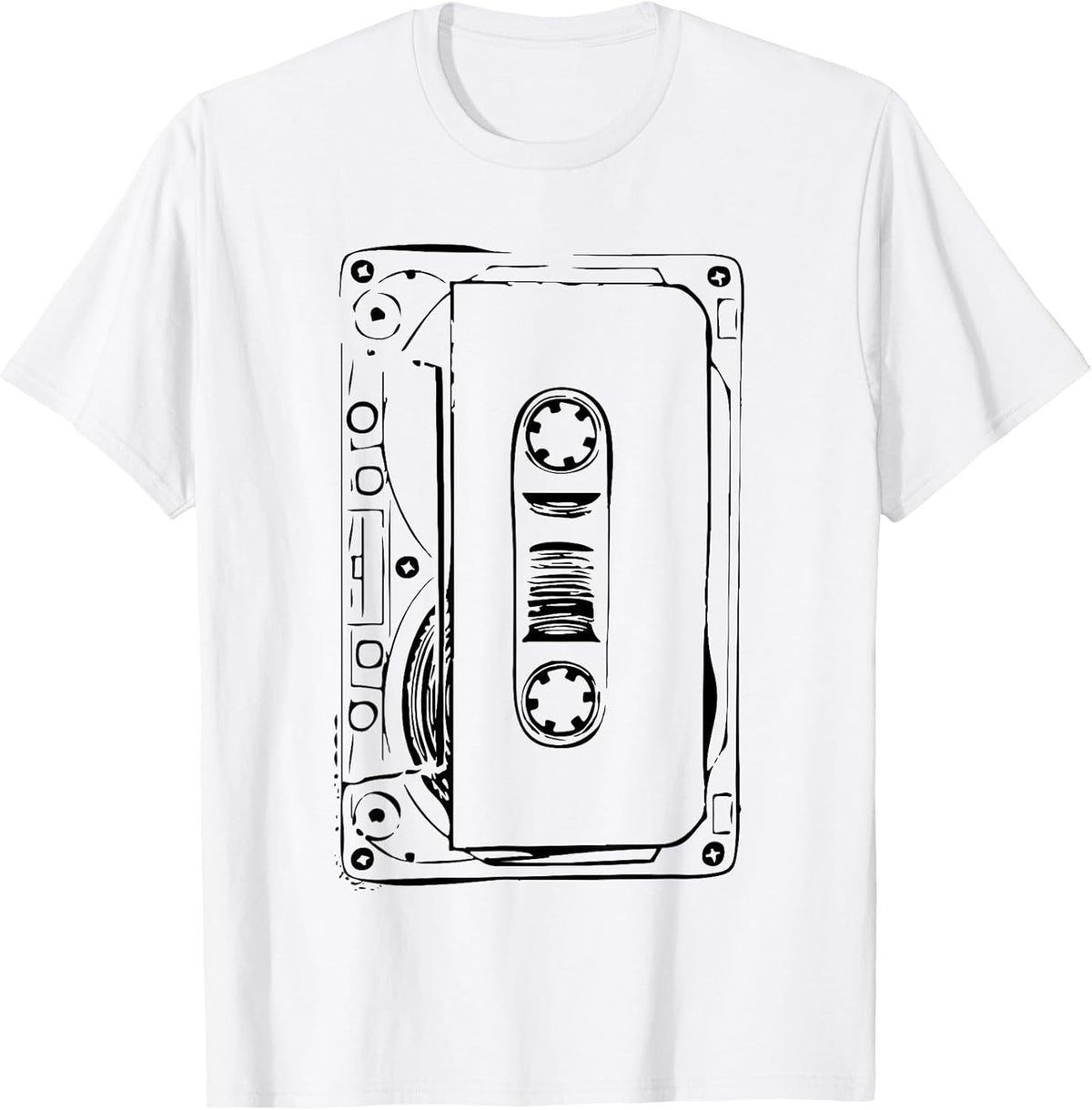 Love Retro Mixtape 80's Blank Cassette Tape Shirt Gift T-Shirt