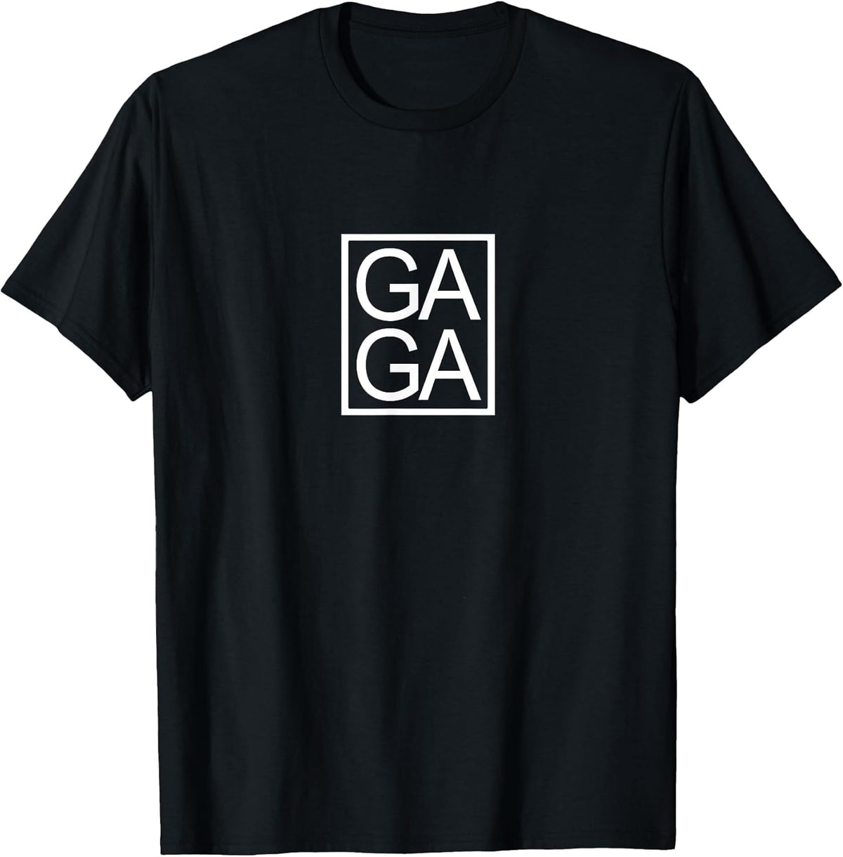 GAGA Novelty Graphic Design Minimalist Typography Gift T-Shirt