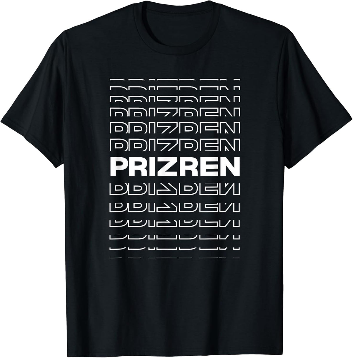 Minimalist City - Kosovo Modern Prizren T-Shirt