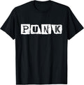 Punk Rock Alternative Music Retro Distressed Typography T-Shirt