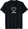 Cute Field Hockey Players Love Symbol T-Shirt