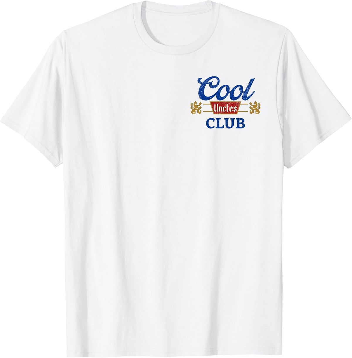 Cool Uncles Club Best Uncle Ever Funny Pocket Fathers Day T-Shirt