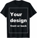 Personalized Custom T-Shirt with Your Image for Men Women,Design Your Own T Shirt,Perfect Personalized Gifts