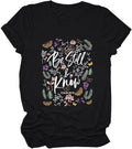Love in Faith | Be Still Christian Shirts Christian T Shirts for Women Casual Faith Tees for Women