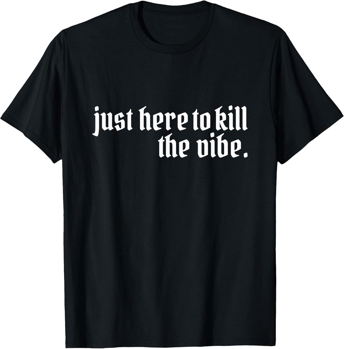 Emo Rock Here to Kill The Vibe Emo Ska Pop Punk Band Music T-Shirt