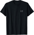 Small Dog Face Dog Lover Funny Dog Minimalist Subtle T-Shirt