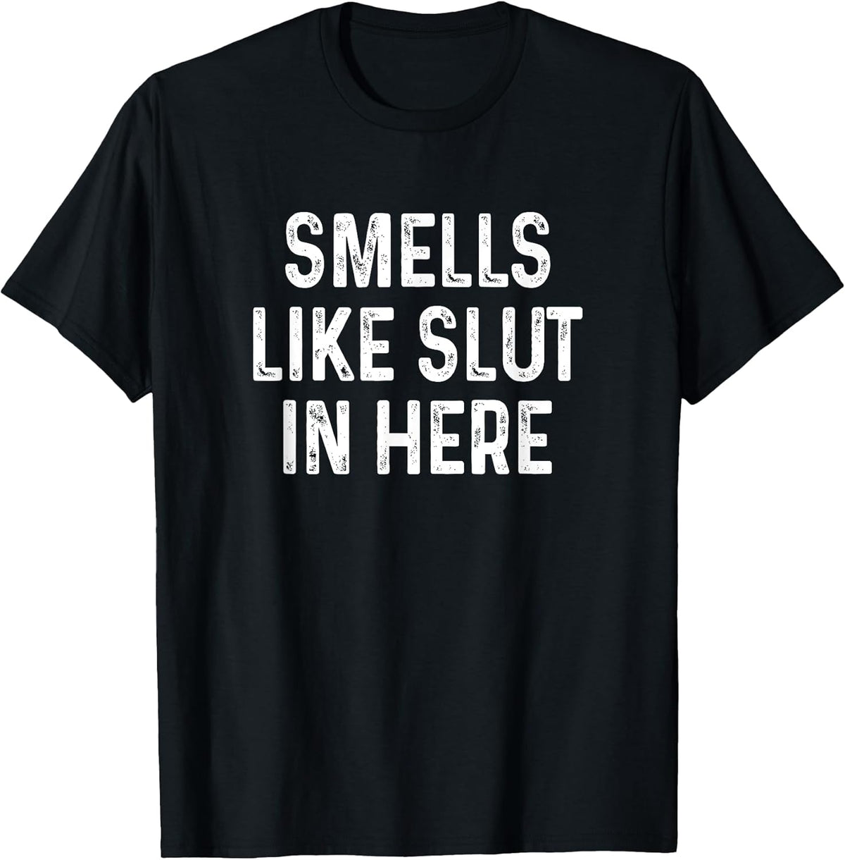 Funny Smells Like Slut in Here Offensive Adult Humor T-Shirt