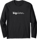 Love Simple Minimalist Big Sister Gift Apparel