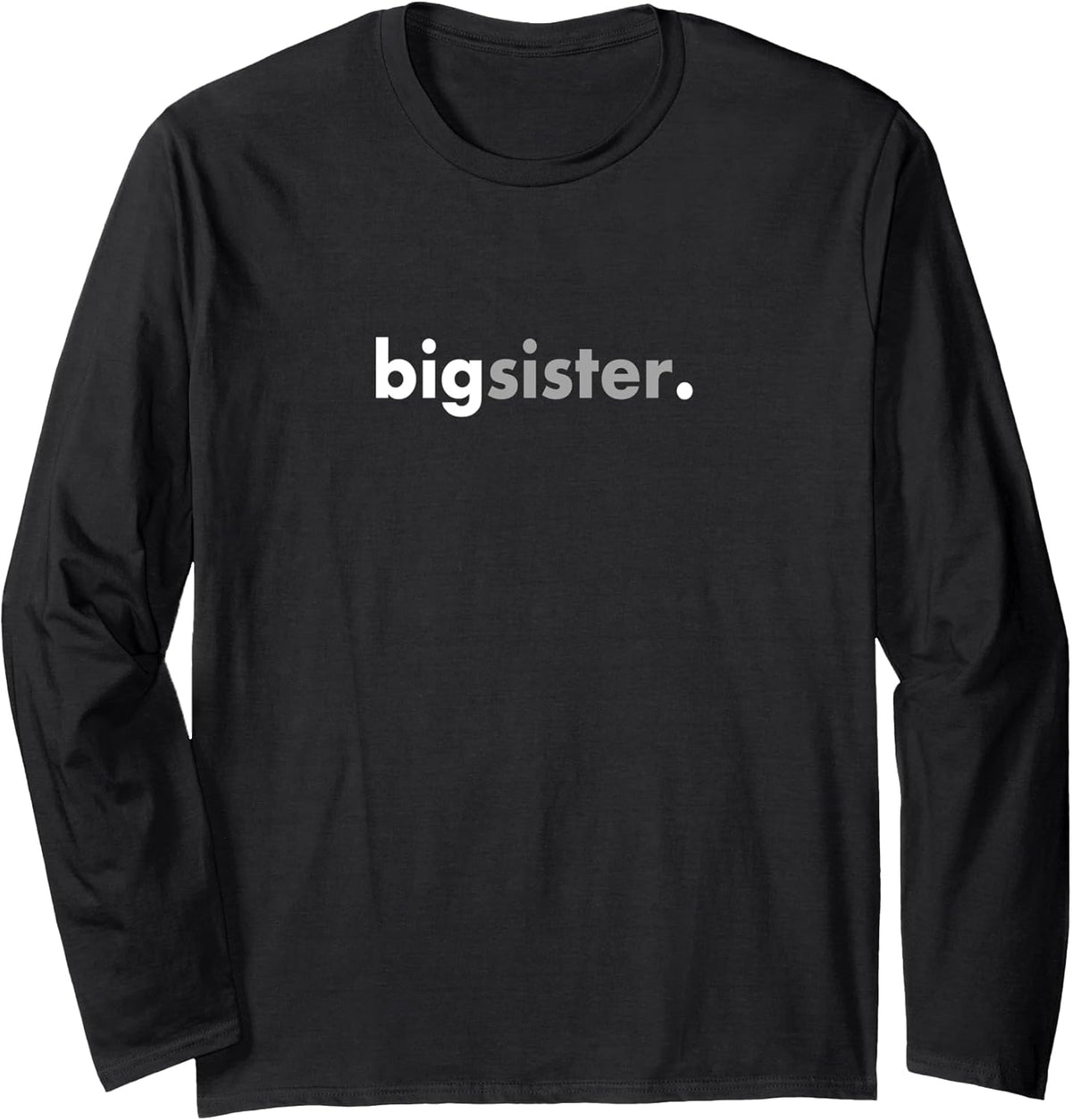 Love Simple Minimalist Big Sister Gift Apparel