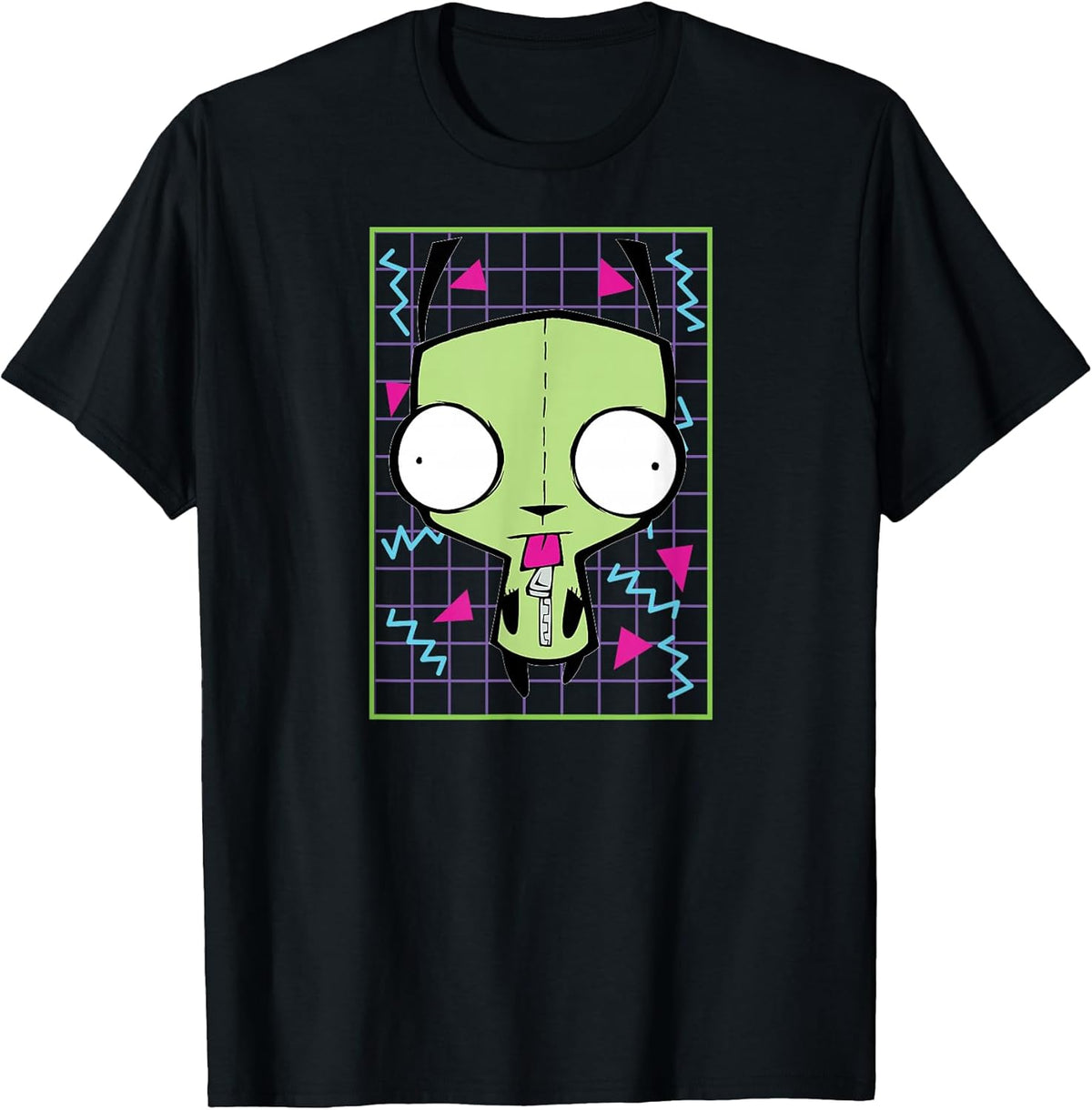 Invader Zim - Gir 90s Grid T-Shirt