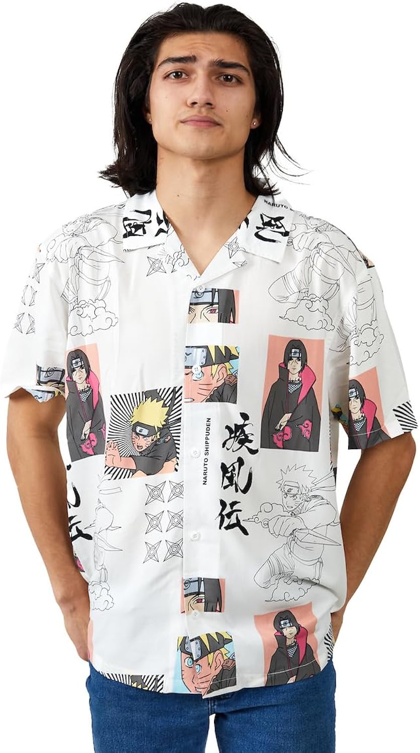 Silhouettes Short Sleeve Woven Button-Down Shirt