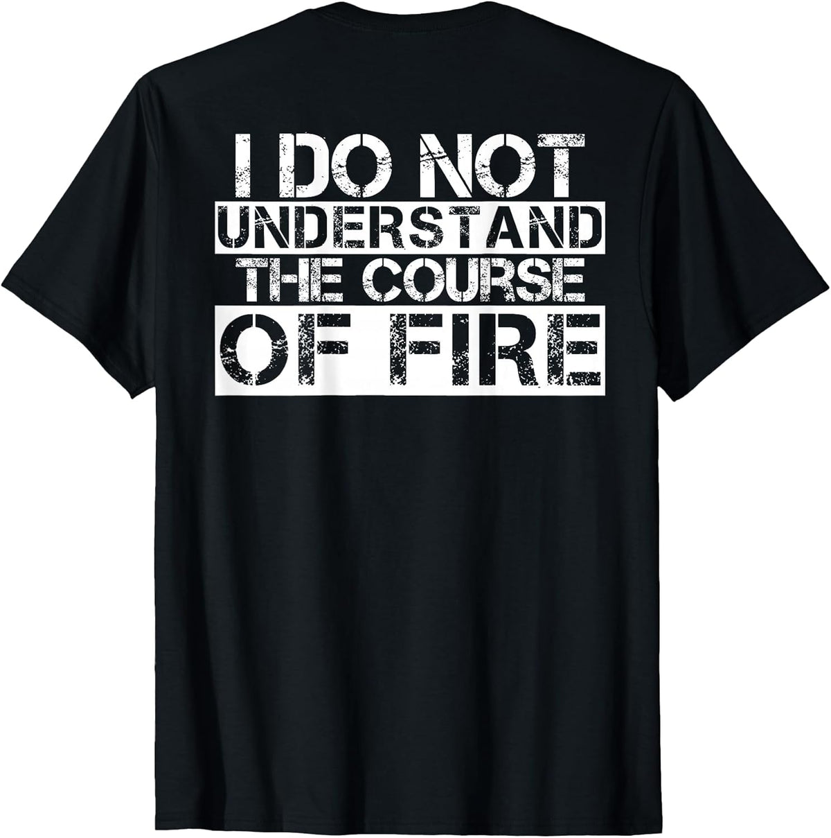I Do Not Understand The Course Of Fire