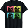 Sloth Funny Pop Art Sloth Lover Photo Booth T-Shirt