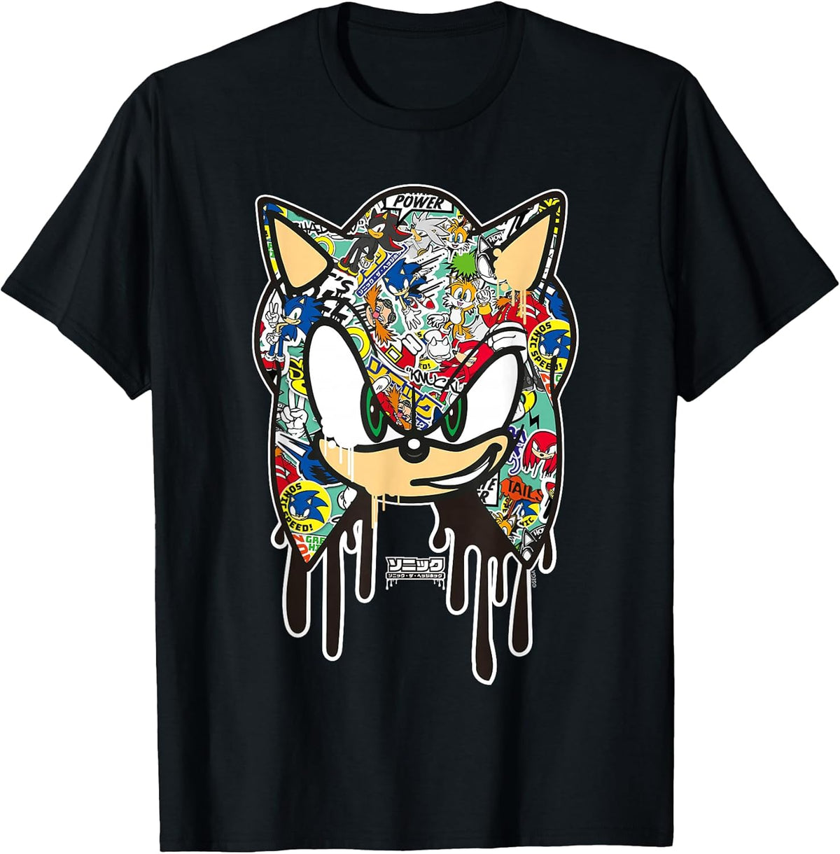 Sticker Sonic T-Shirt