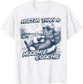 Hotter Than A Hoochie Beaver Coochie Viral Summer Vibes T-Shirt