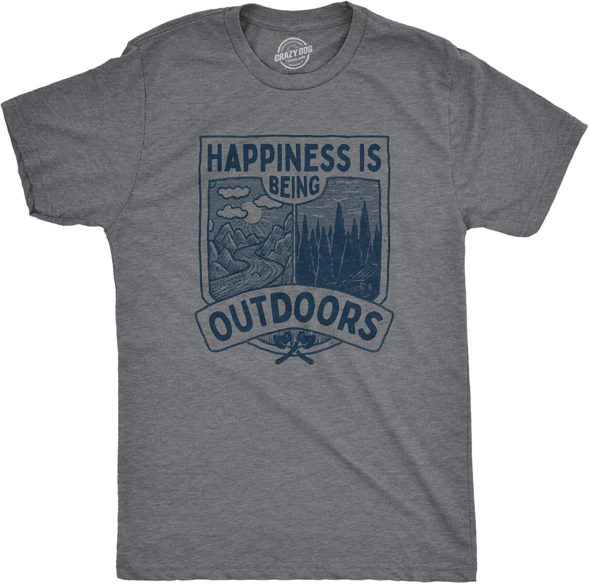 Mens Camping T Shirts Funny Camp Tees for Guys Cool Shirts for Outdoor Camping