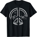 Four Seasons Peace Sign Outdoor Adventure Hippie T-Shirt