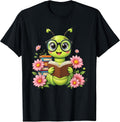 Bookworm Costume Kawaii Reading Worm for World Book Day T-Shirt