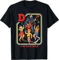 D is for Death Metal Grim Reaper Retro Humor T-Shirt