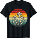 Vintage Retro Mushroom 80s 90s Mushroom Lovers Funny Food T-Shirt