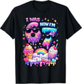I was 6 Now I'm 7 Ice Cream Dripping 67 Meme Kids Birthday T-Shirt