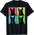 Scottish Terrier Pop Art Funny Scottie Dog Lover Photo Booth T-Shirt