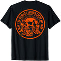 May The Bridges I Burn Light My Way Skull Gothic On Back T-Shirt