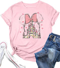 Magical Shirts Women Girls Family Vacation Matching Shirt Magic Kingdom T-Shirt Mommy and Me Trip Short Sleeve Tops