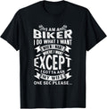 Biker Outfit Funny Motorcycle Quotes Accessories for Men T-Shirt