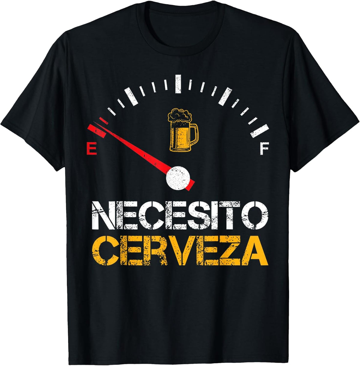 Necesito Cerveza Funny Quote Saying Spanish Beer Lover T-Shirt