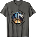 Hippie Peace Sign I Got A Easy Peaceful Feeling Forest Tree T-Shirt