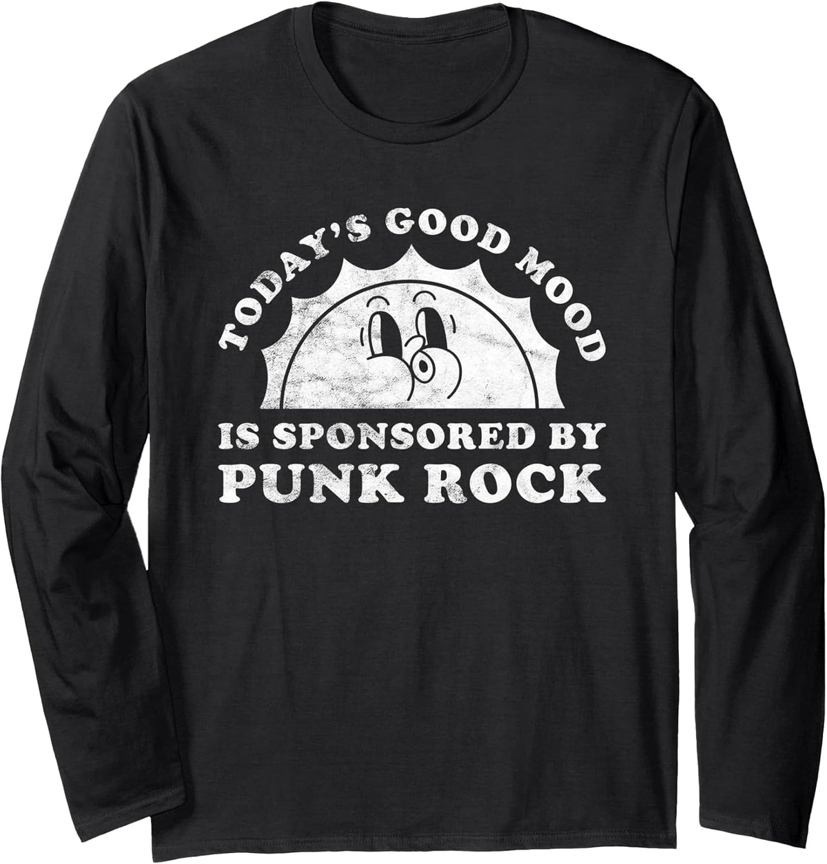 Funny Cute Retro Vintage Punk Rock Long Sleeve T-Shirt
