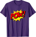 POW! Unisex-Adults, Kids Comic Book Cartoon Funny Pop Art Novelty Sarcastic T-Shirt
