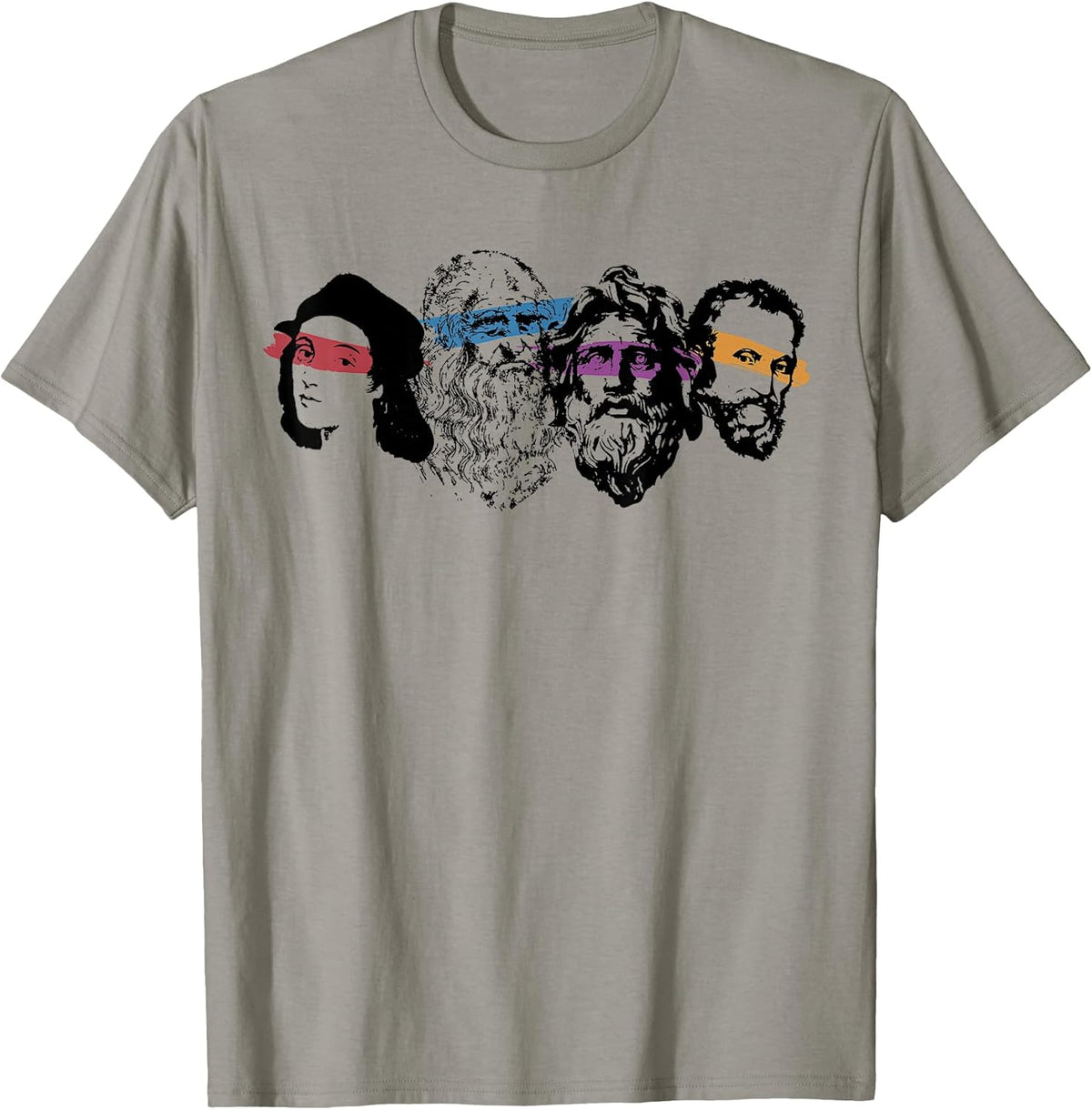 Renaissance Ninja Artist Drawing T-Shirt