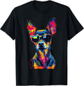 Rat Terrier Lovers Design Pop Art Funny Rat Terrier Dog T-Shirt