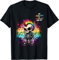 LGBTQ Pride Punk Skull – My Pronouns Are F Around Find Out T-Shirt