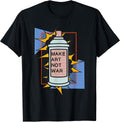 Make Art Not War Retro Spray Can Graphic Pop Art Style Fans T-Shirt